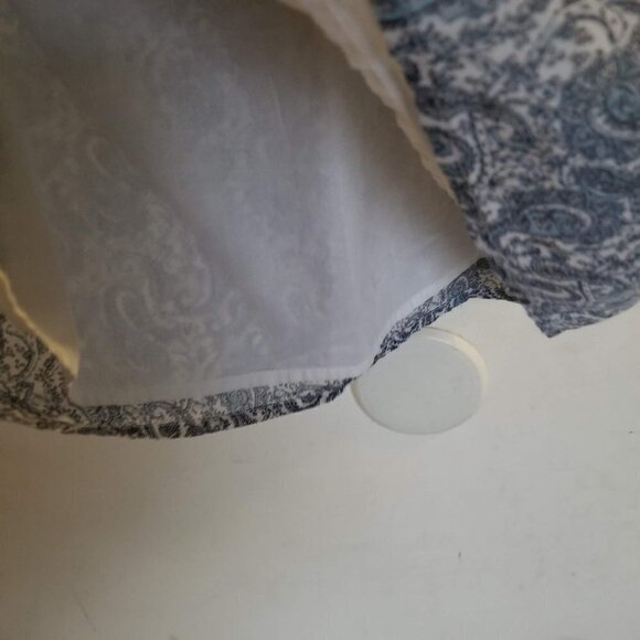 Jack Wills Paisley Print Long Sleeve Keyhole Shift Dress Size 6 - Picture 5 of 9